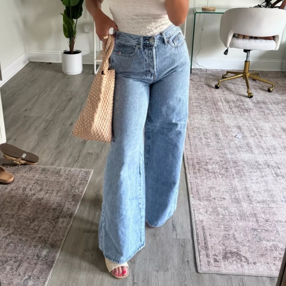 Universal Thread Light Blue Flare Jeans NWT